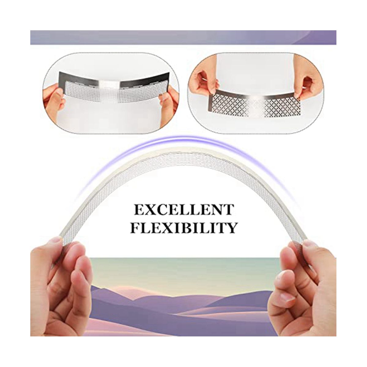 1set Ruler Stainless Steel Mesh Ruler 216 400 520 599 699