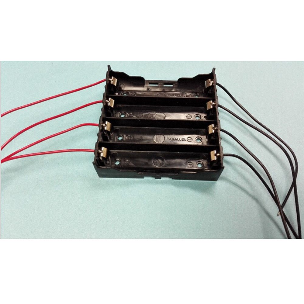 For 4x 18650 Rechargeable Battery Plastic Battery Holder Storage Box Case