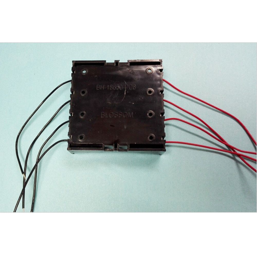 For 4x 18650 Rechargeable Battery Plastic Battery Holder Storage Box Case