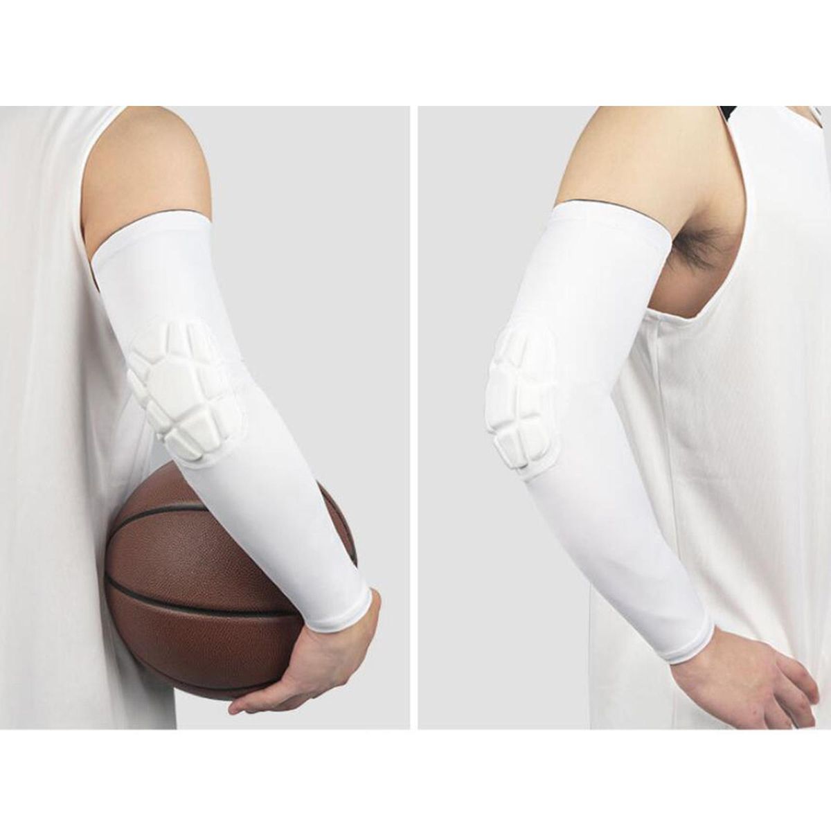 1 Piece Padded Arm Sleeve, Compression Arm Sleeve  M