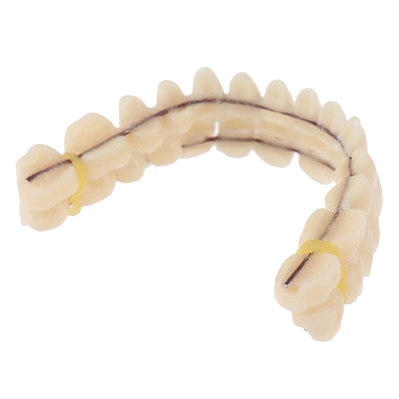 Resin Teeth Denture Upper Lower Shade Artificial Preformed