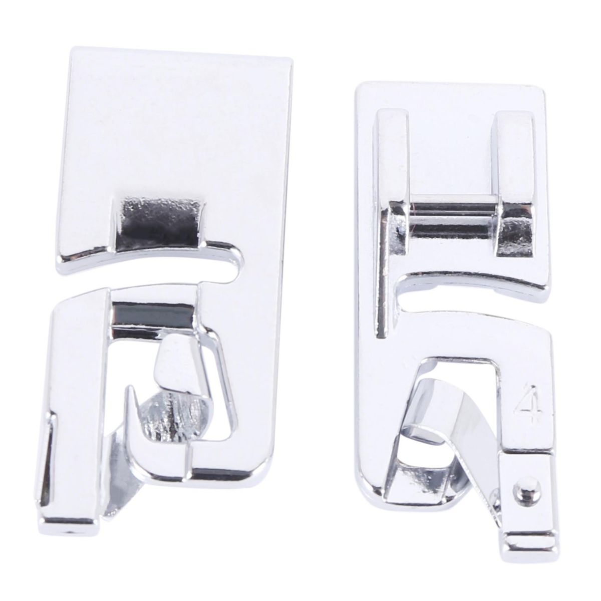 Sewing Machine Feet,3Pcs Rolled Hem Pressure Foot Set (1/2 Inch,3/4 Inch,1 Inch),With 3Pcs Narrow Rolled Hem Presser Feet And Adjustable Guide Presser Foot,Bias Binder Foot