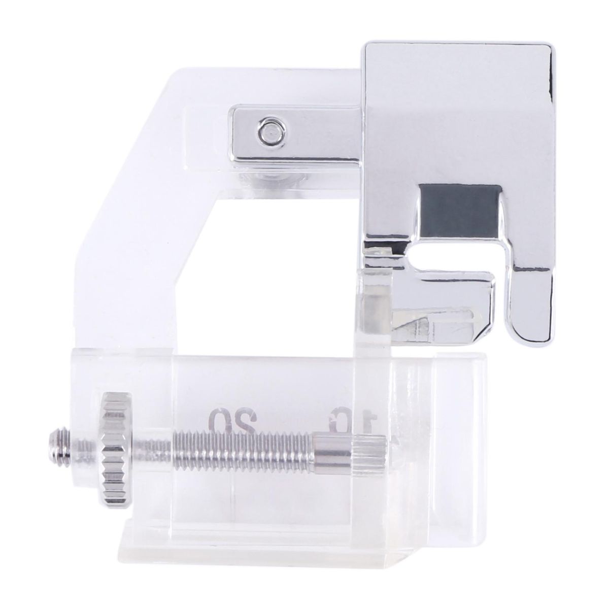Sewing Machine Feet,3Pcs Rolled Hem Pressure Foot Set (1/2 Inch,3/4 Inch,1 Inch),With 3Pcs Narrow Rolled Hem Presser Feet And Adjustable Guide Presser Foot,Bias Binder Foot