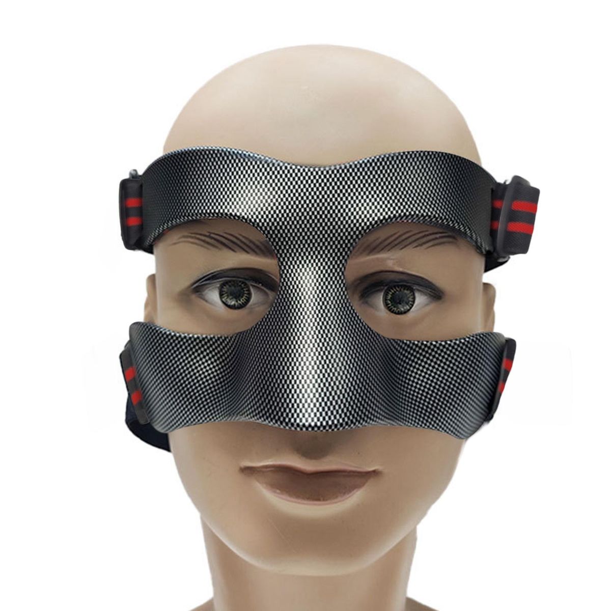 Nose Guards Adjustable  Face  Red Black Band