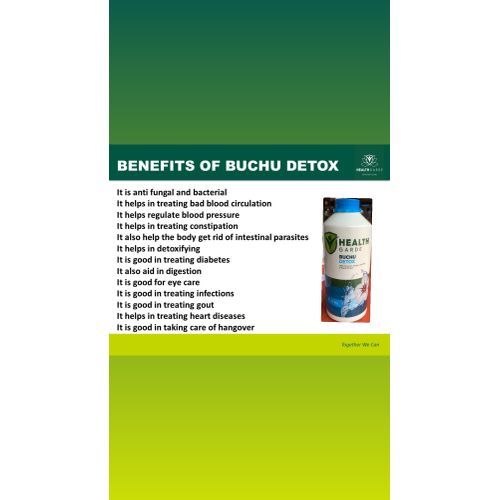 Buchu Detox With Dandelion, Turmeric, Ginger And Buchu