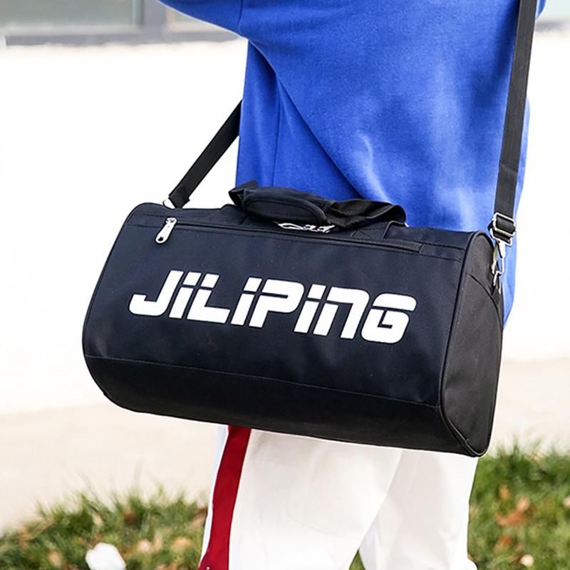Waterproof Nylon Men Sports Gym Bags Leisure Yoga Fitness Pack Women Travel Handbag Training Big Capacity Duffle Bag Black