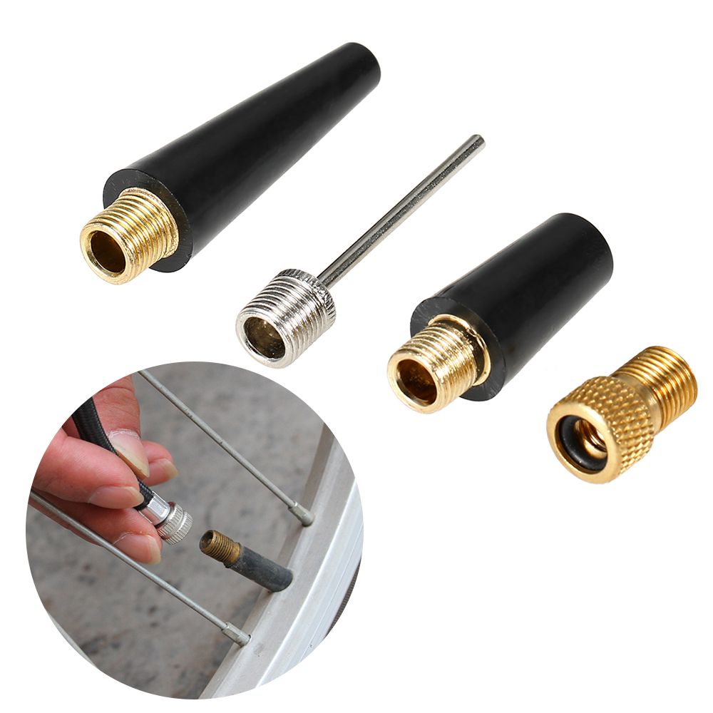 4 PCS Needle Nozzle Adapter Kit Ball Inflation Pump