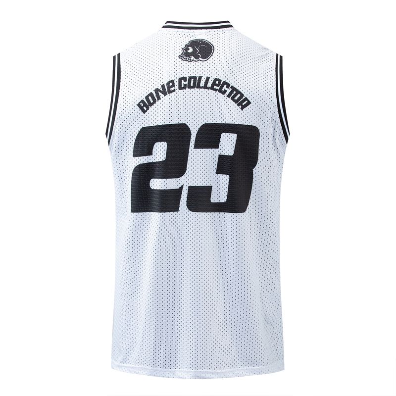 Sleeveless O-neck Unisex Men Women Basketball Jersey Vest
