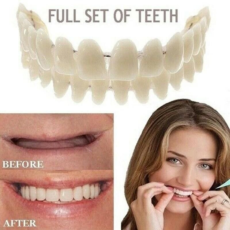 28pcs/set Resin Teeth Denture Upper Lower Shade Artificial