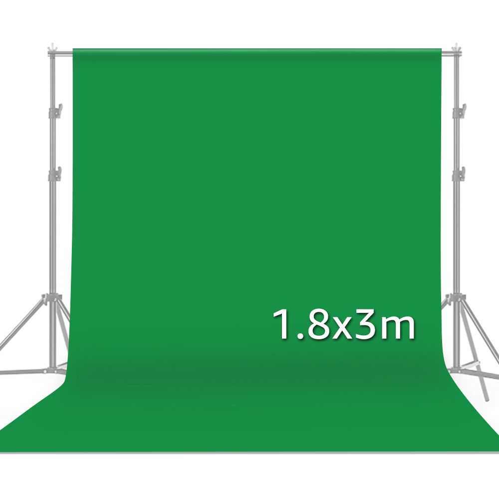 1.8 * 3m / 6 * 9.8ft Professional Green Screen Backdrop