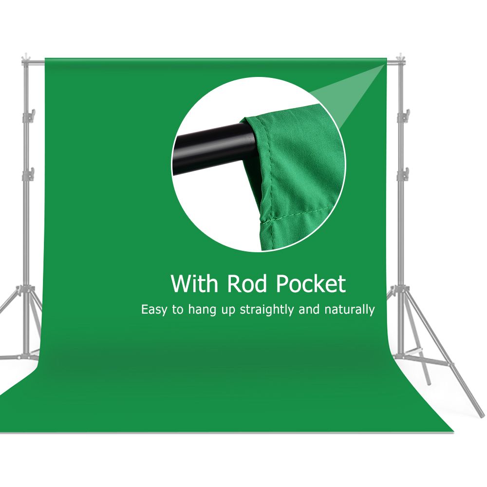 1.8 * 3m / 6 * 9.8ft Professional Green Screen Backdrop