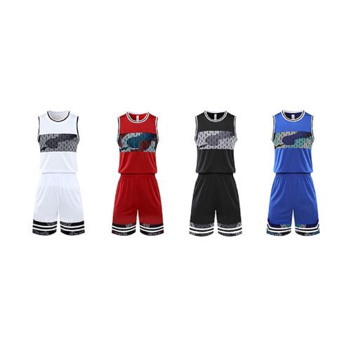Sleeveless Vest Shorts Men Basketball Jersey Set Uniform
