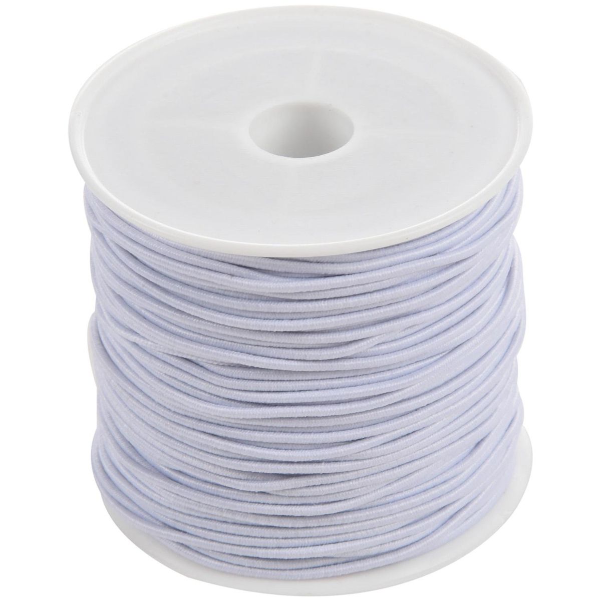 1 x White Rubber Elastic Beading Cord Thread String 1 mm
