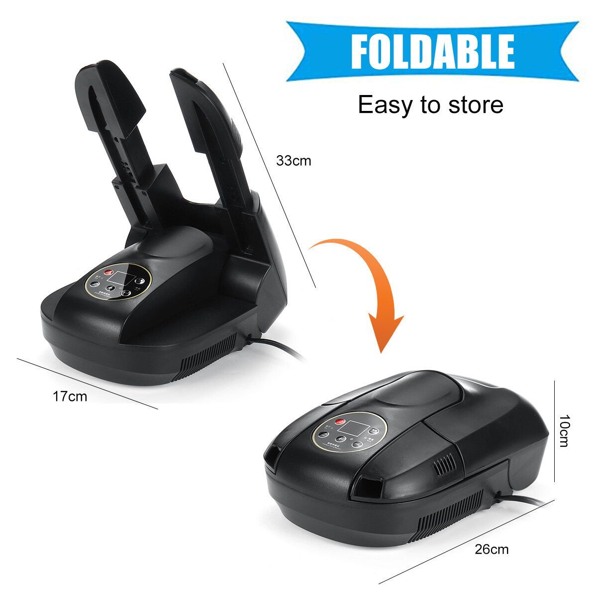 Intelligent Electric Shoes Dryer Ozone Sterilization Timing Telescopic Sanitiser