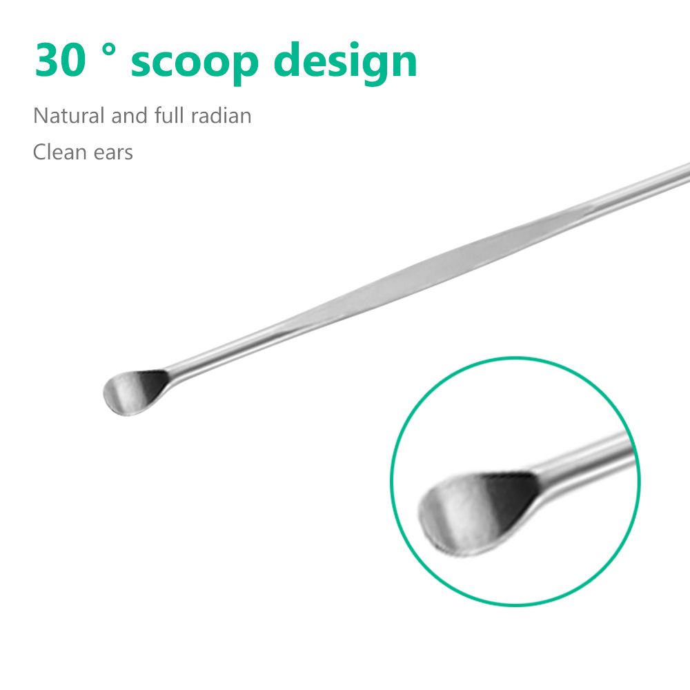 6Pcs Ear Pick Set Stainless Steel Earpick Ear Wax  Remover