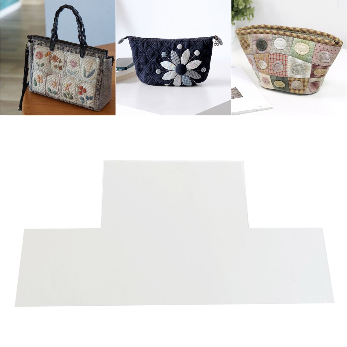 Patchwork Bags Template Clear Acrylic Stencils