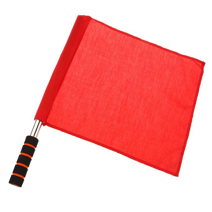 4pcs Nylon Small Referee Flag Volleyball Soccer Football Rugby Hockey