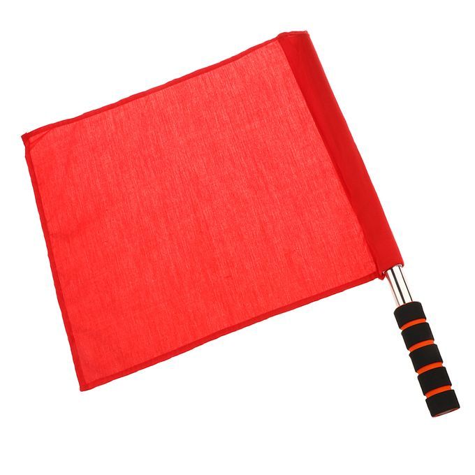 4pcs Nylon Small Referee Flag Volleyball Soccer Football Rugby Hockey
