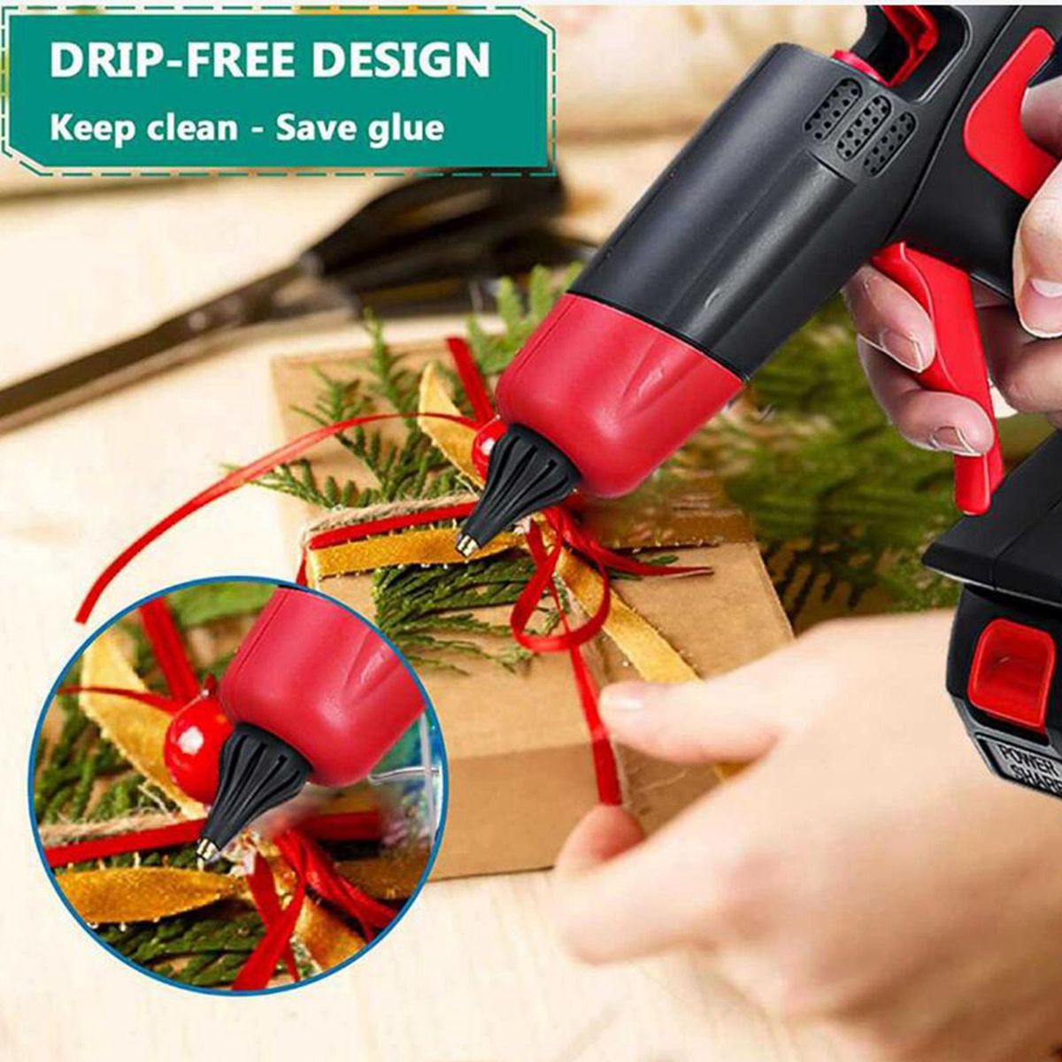 Hot Melt   Adjustable Temperature  Home DIY