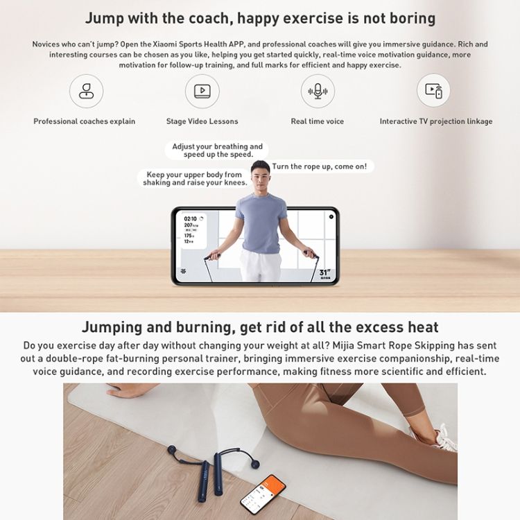 Original Xiaomi Mijia Smart Skipping Rope