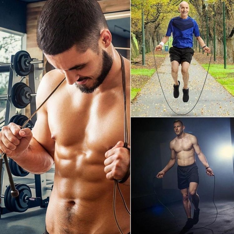 Small Handle Rubber Skipping Rope