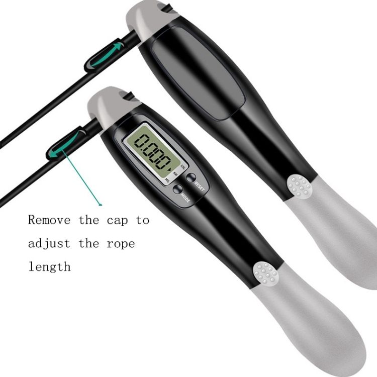 Skipping Rope, Style:  Wired Wire Rope (Gray)