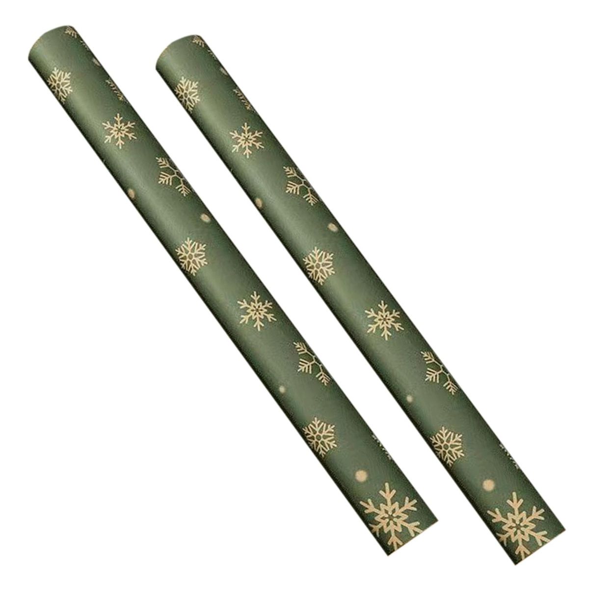 Packing Wrapping Paper 2-pack Festive Xmas Wrapping Paper Set for Gift Green