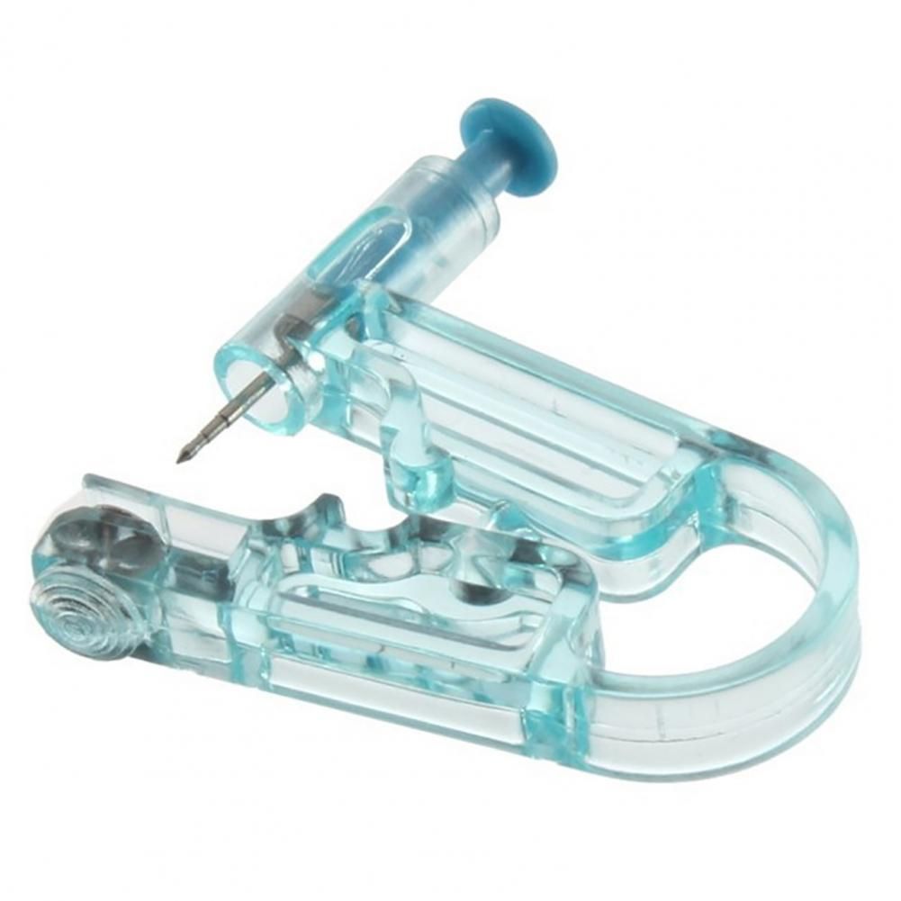 Ear Piercing Gun Kit Disposable Accurate Location Plastic Earring Piercer Machine Studs Nose L WJ