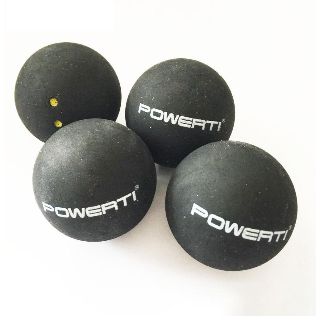3 Pack Rubber Double  Squash Balls  Training Practice Balls