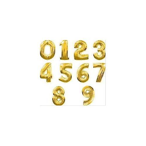 Birthday Number Ballon - Gold - 7