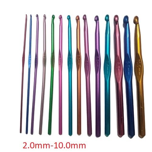 Crochet Hooks Set 14 Sizes Knitting Needles (2mm-10mm)