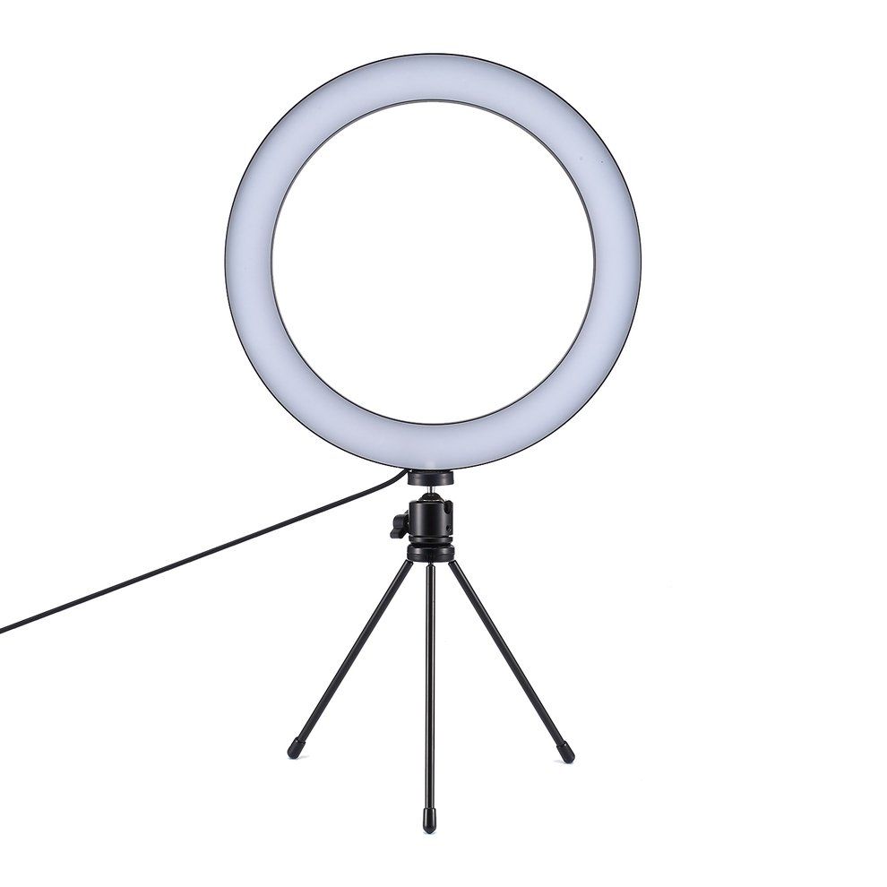 TB 26cm LED Studio Camera Ring Light Photo Phone Video Light Lamp Ring Fill Light