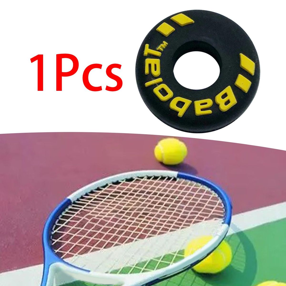 2x Professional Tennis Racket Vibration Dampener Shock