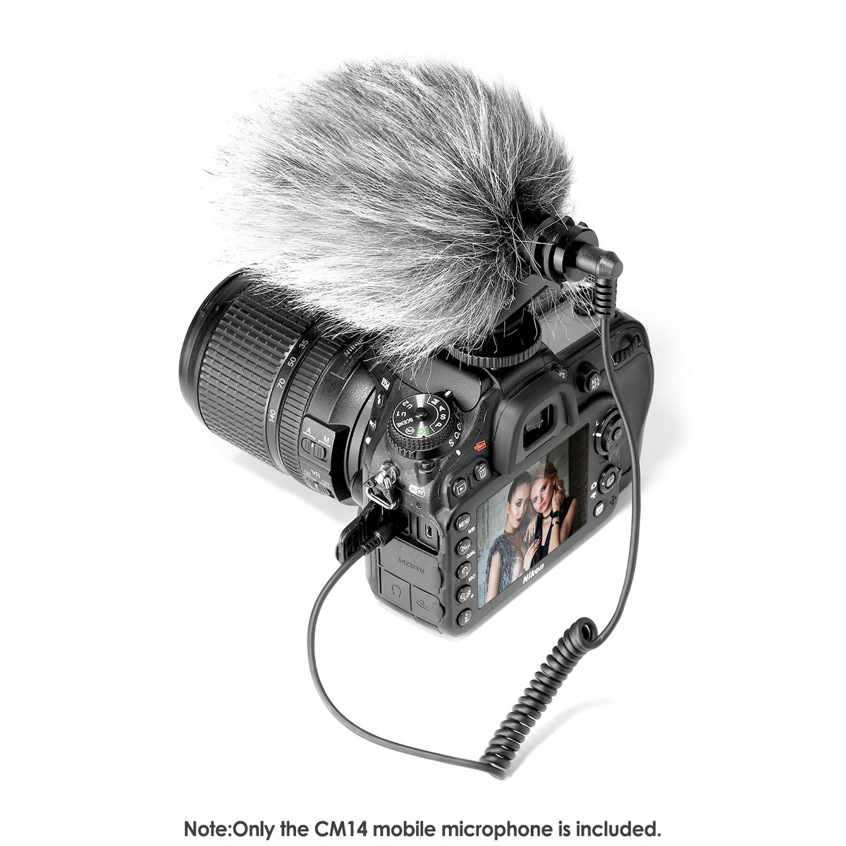 CM14 Mic Phone Mic On Camera Video Microphone For Iphone Samsung Xiaomi Huawei & Camera