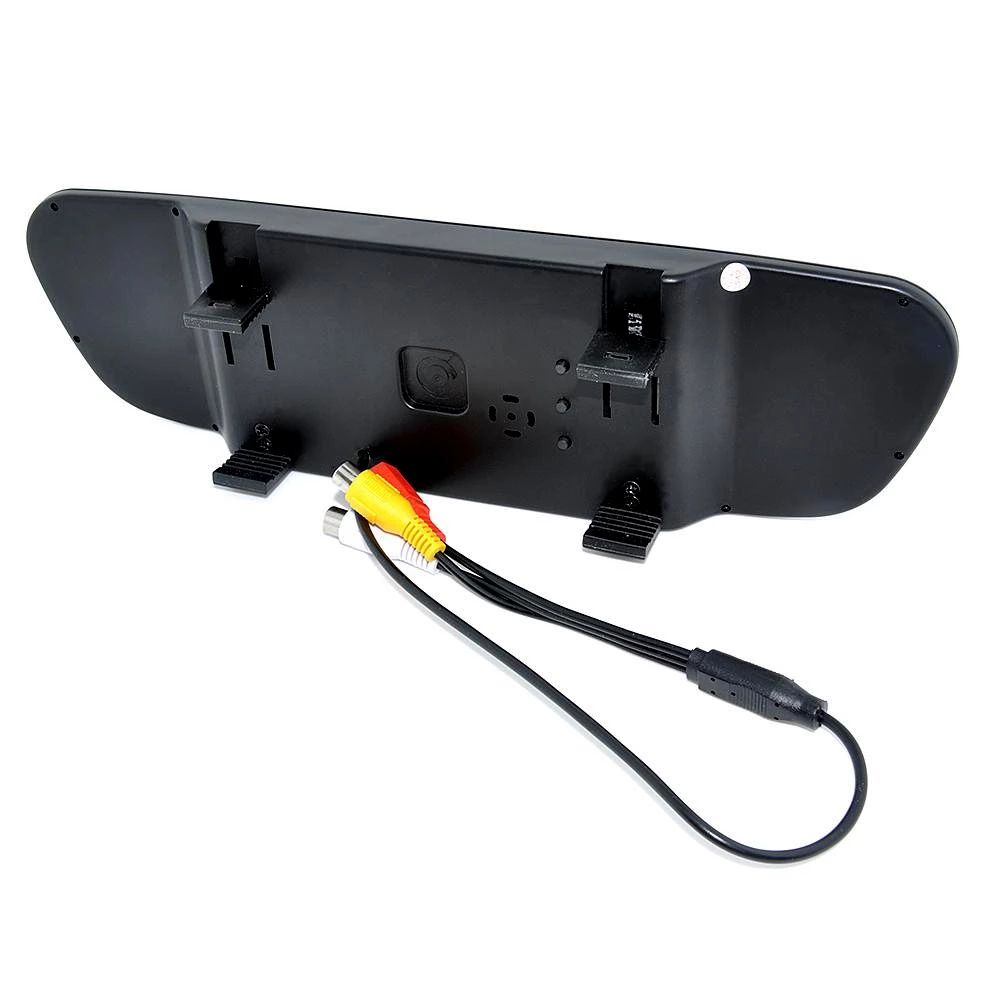 Car Ccd Video Auto Parking Monitor, LED Night Reversing CCD Car Rear View Camera With 4.3 Inch Car Rearview Mirror Monitor
