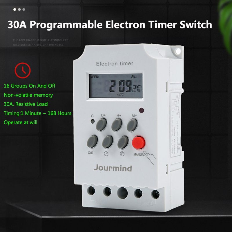 AC220V 30A Power Programmable Timer Switch