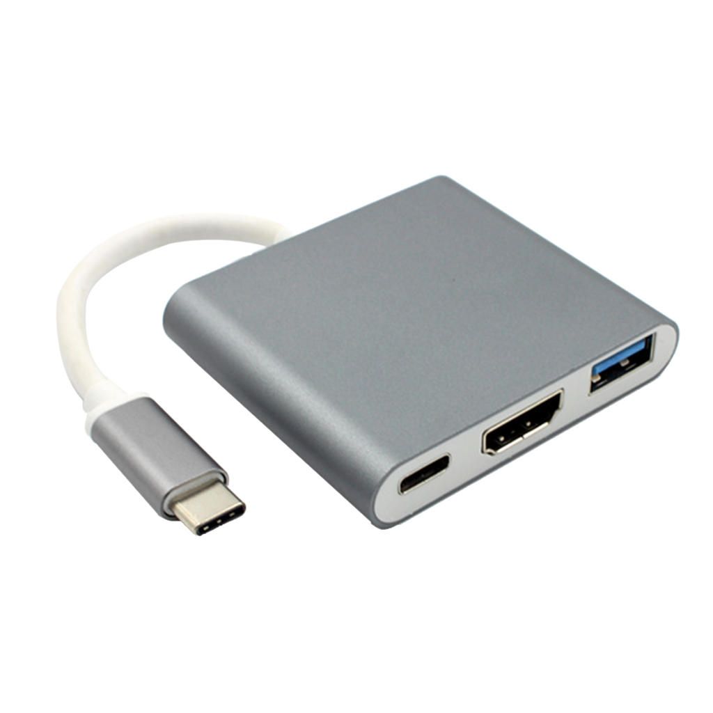 To 4K & USB3.0 Splitter HUB Digital AV Multi Port