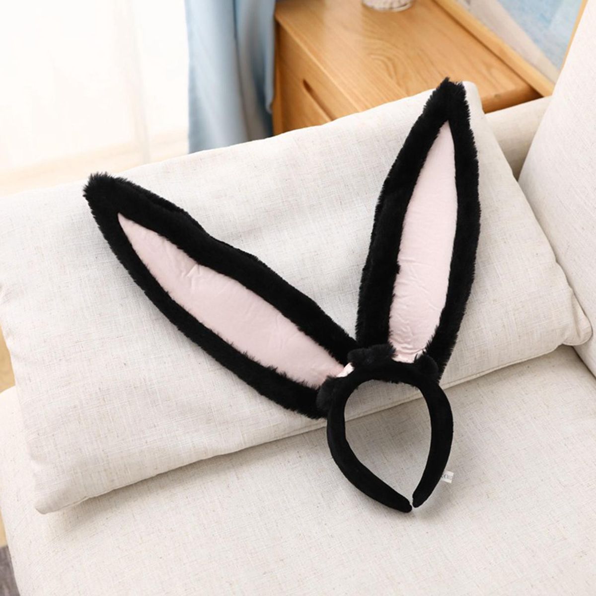 Bunny Headband Halloween Headwear Costume Accessories Black