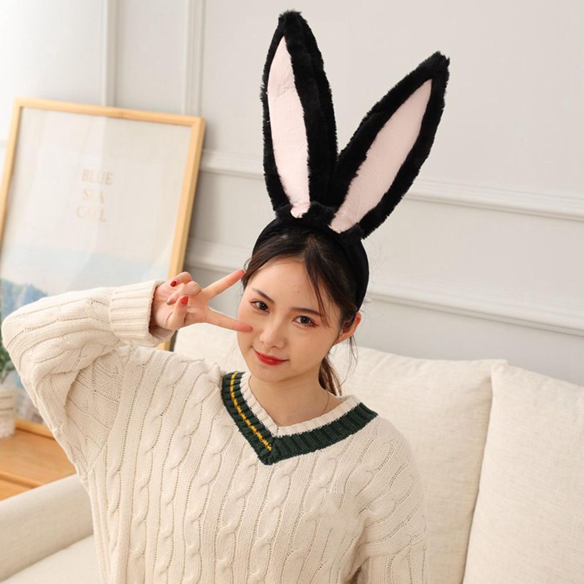 Animal Headband Women Girls Headband Cosplay Costume Black