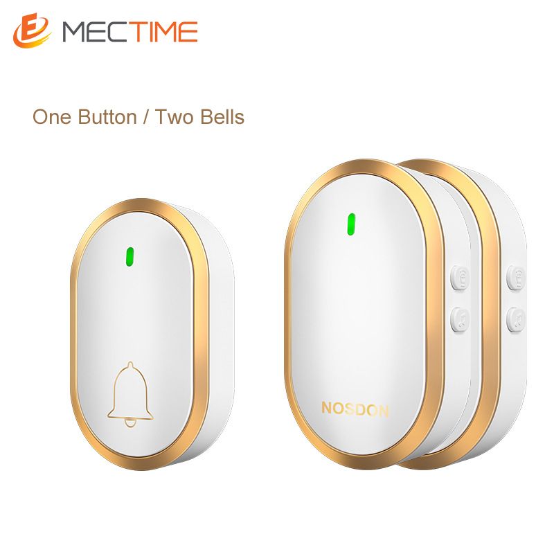 Smart Wireless Door Bell 300M 1 Transmitter + 2 Receivers