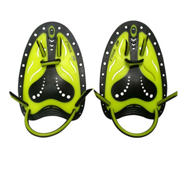Adjustable Silicone Hand Swimming Trax Paddles Fins Flipper