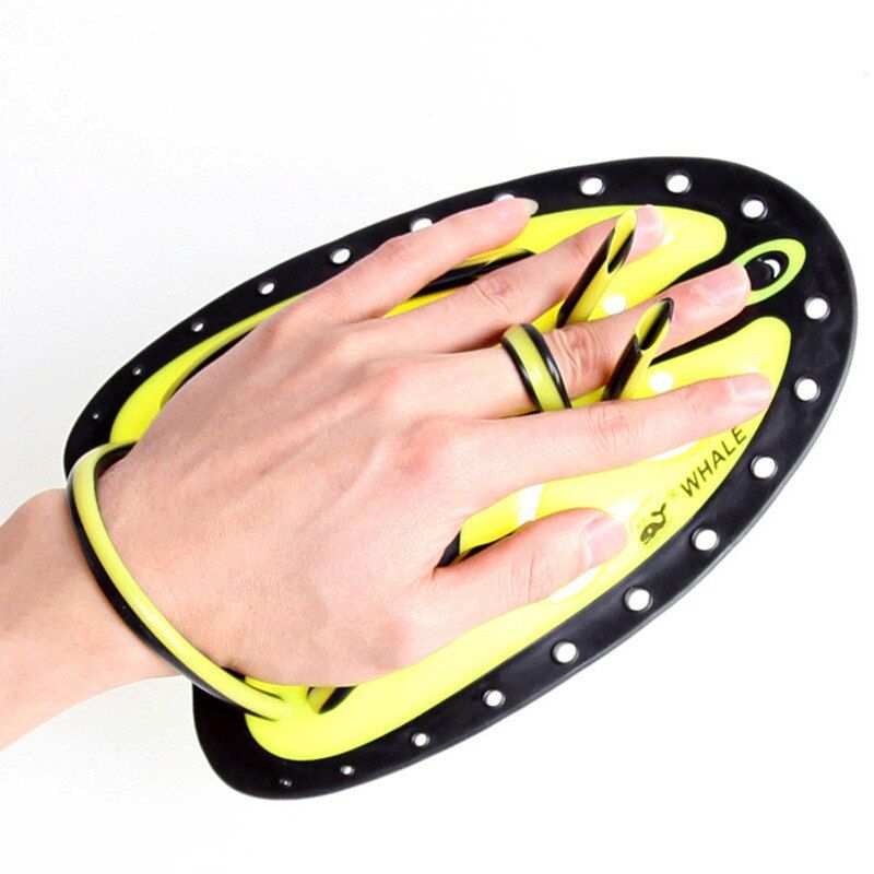 Adjustable Silicone Hand Swimming Trax Paddles Fins Flipper