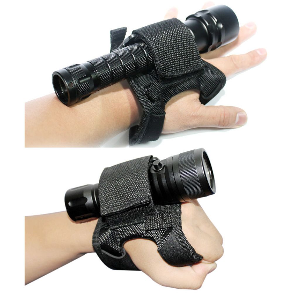 Outdoor Underwater Scubas Diving Led Torch Flashlight Hands