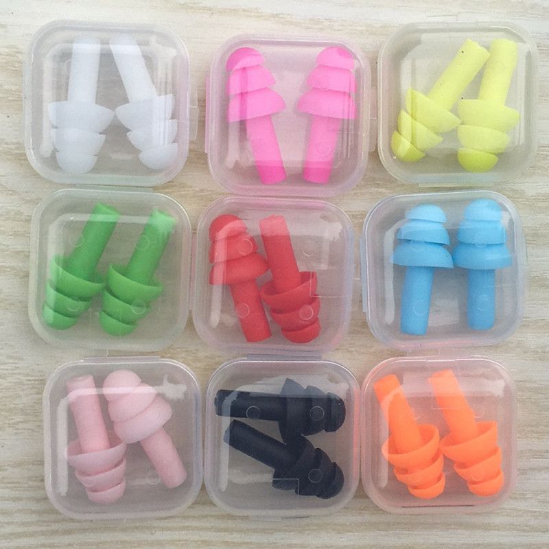 9PAIR/SET Soft Silicone Anti Noise/snoring Swimming,Ear Plug