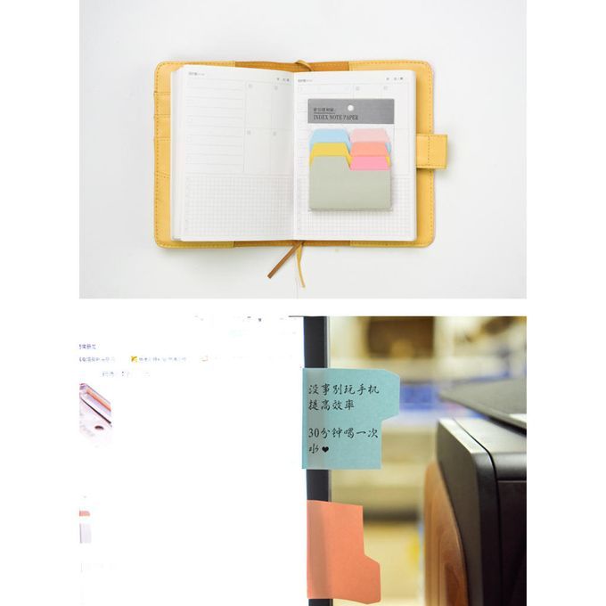 90pcs Sticky Notes Sticker Marker Index Tabs Memo Flag Label For