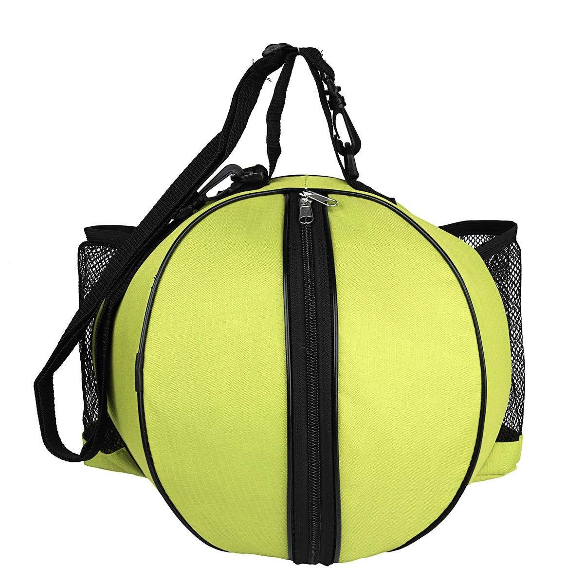 Portable Basketball Backpack Water Bottle Ball Pack Soccer Sports Bags Kids Football Kits Waterproof Volleyball Basketball Bag Green