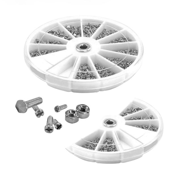 Screws Nuts 600 Pieces, Watch, Glasses Screws