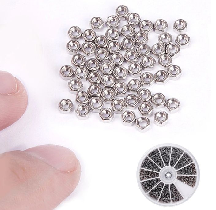 Screws Nuts 600 Pieces, Watch, Glasses Screws