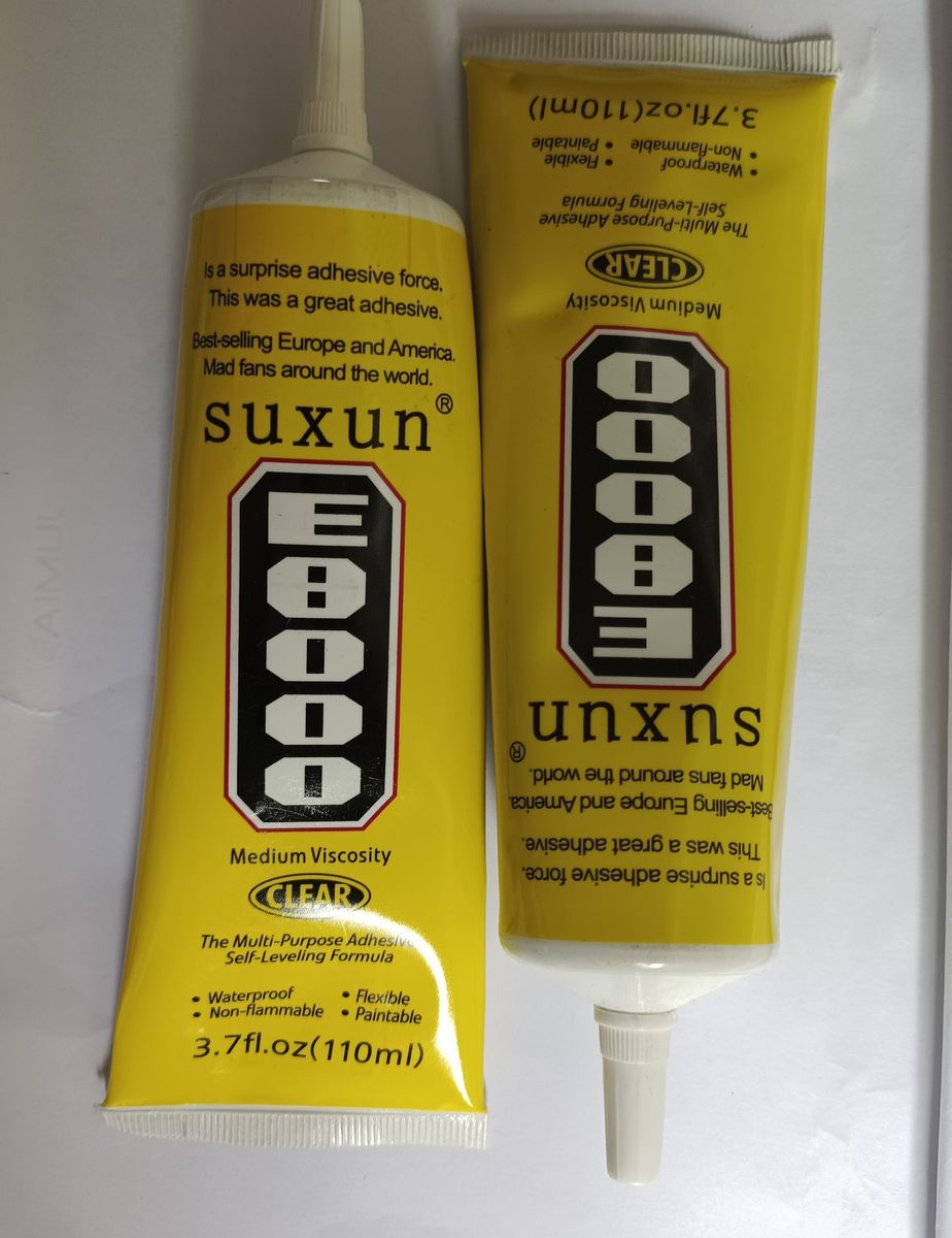 2 Tubes Of E-8000 Multipurpose Adhensive   110ml