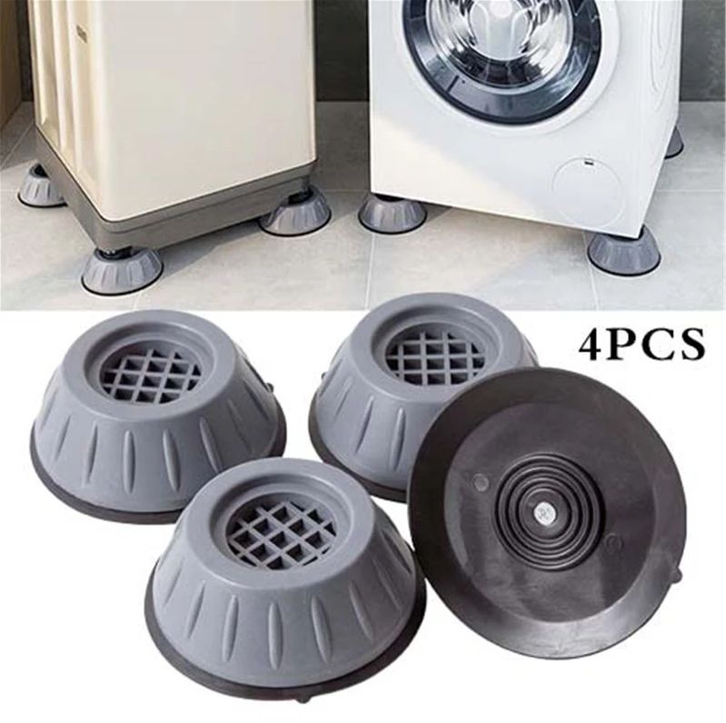 4Pcs Anti-Vibration Feet Pads Washing Machine Anti-Vibration Fixed Anti-Slip Pad